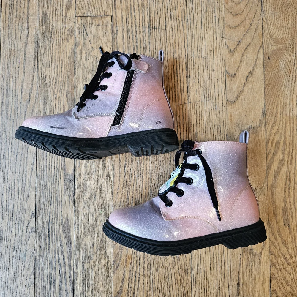 Cool Club Glittery Pink Unicorn Girls Boots EU 30, approx US 12